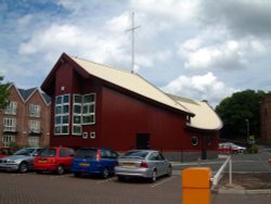 Scout Hut, in the old port area, Chester.  built to the shape of a ship Wallpaper