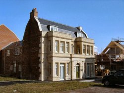 Beechwood House. This house was derelict for many years and has just been renovated (March 2004) Wallpaper