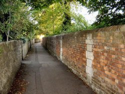 Lane from Seymour Estate to British Row Wallpaper