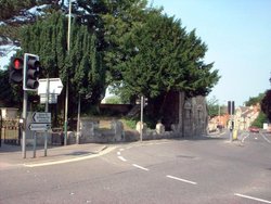 Church Street with Parish Church Vestry (up steps) Wallpaper