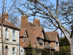 Almshouses on the Down Wallpaper