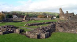 Sawley Abbey, Lancashire Wallpaper