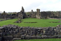 Sawley Abbey, Lancashire Wallpaper