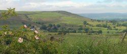 Harrop Fold, a small hamlet near Bolton by Bowland, Lancashire Wallpaper