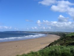 Filey Bay, Filey, North Yorkshire Wallpaper