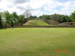 Pontefract Castle grounds Wallpaper