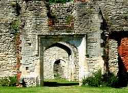 Netley Abbey. June 2005 Wallpaper