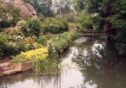 The Windrush River as seen from Burford, Oxfordshire Wallpaper