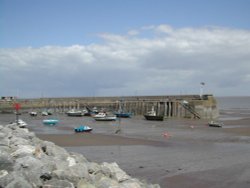 Harbour at Minehead, Somerset Wallpaper