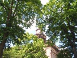 Summers day, Lancaster Town Hall Wallpaper