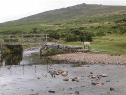 River Lyd. Dartmoor Wallpaper