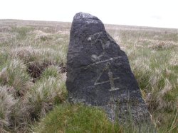 Three-Quarter Stone. Dartmoor Wallpaper