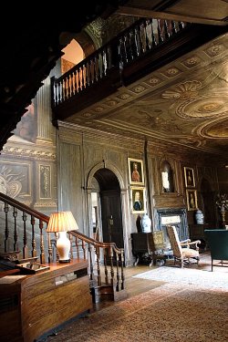 Entrance at Hanbury Hall, Droitwich