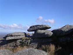 Corn Ridge. Dartmoor Wallpaper