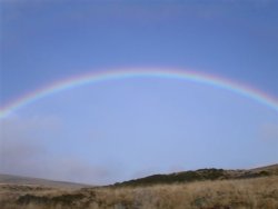 Rainbow over Dartmoor Wallpaper