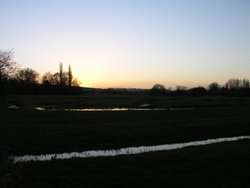 Avon Valley Nature Reserve, Salisbury, Wiltshire. January 2005 Wallpaper