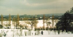 . Sudbury, Greater London. Horsenden Hill In The Snow Wallpaper