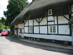 Cottages, Nether Wallop, Hants, Wallpaper