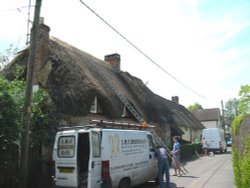 Thatching, Nether Wallop, Hampshire Wallpaper
