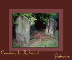 Graves in st. Mary's Churchyard in Richmond...Yorkshire Wallpaper