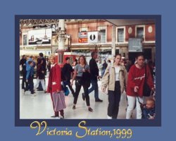 Inside Victoria Station in London Wallpaper