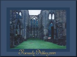 Rievaulx Abbey in Yorkshire Wallpaper