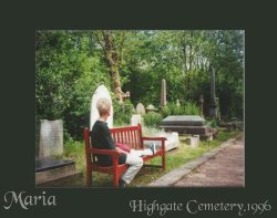 taking a break in Highgate Cemetery Wallpaper