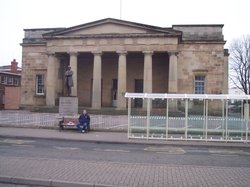 Hereford Shire Hall from St Peter's Square Wallpaper