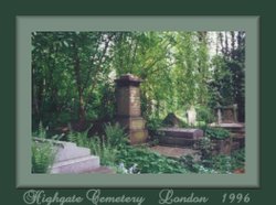 Highgate Cemetery in London Wallpaper