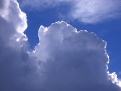 Blooming cloud over Lincoln.