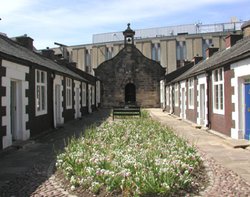 Lancaster - Penny's Almshouses built 1720 complete with chapel Wallpaper