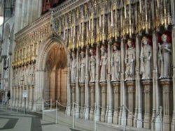 York Minster choir screen Wallpaper