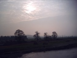 The Sky Over Corbridge, Northumberland Wallpaper