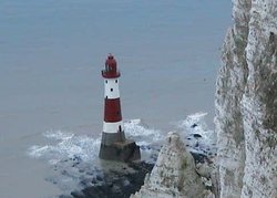 American at Beachy Head Wallpaper