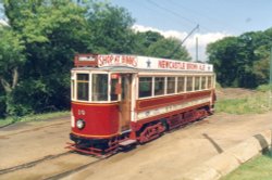 Old Tram. Beamish Museum, County Durham England Wallpaper