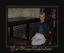 The body of a man who died of the plaque was inside this crypt in York Minster Cathedral Wallpaper