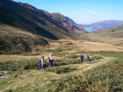 Waking in Rannerdale, Crummock Water, Cumbria Wallpaper