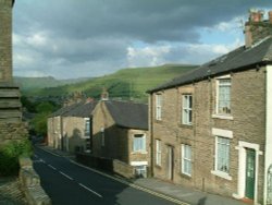 a street in Mossley Wallpaper