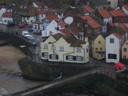 The Cobb & Lobster, Staithes, North Yorkshire Wallpaper