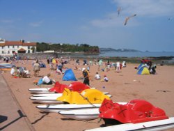 The Beach, Goodrington, Devon Wallpaper