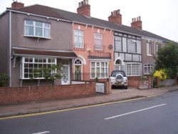 Victorian town Housing, Littlefield Lane, Grimsby. Wallpaper