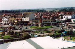 Aerial view of Skegness Wallpaper