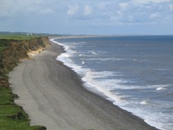 Sheringham, Norfolk. View of coast between Sheringham and Sheringham Park taken May 2004 Wallpaper