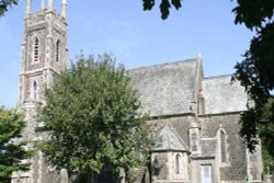 South Brentor village church, 5 miles from Tavistock. Wallpaper