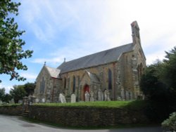 Church in Bude, Cornwall Wallpaper