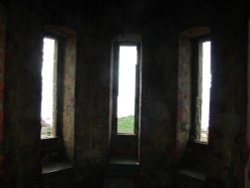 Windows of the lookout tower Wallpaper