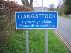 Llangattock near Crickhowell, Powys, Wales Wallpaper