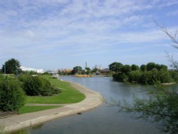 Skeg boating lake Wallpaper