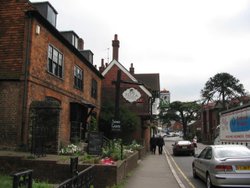 Street in Dorking, Surrey Wallpaper