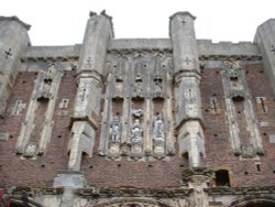 Thornton Abbey, Lincolnshire
Gatehouse front view detail Wallpaper